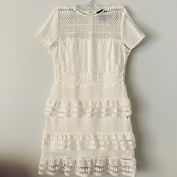 BARNEYS NEW YORK💖gorgeous Tiered Lace Dress🌸 - Picture 9 of 14